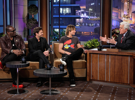 Ryan Seacrest, Randy Jackson, Keith Urban, Jay Leno Ryan Seacrest, Randy Jackson, Keith Urban, Jay Leno